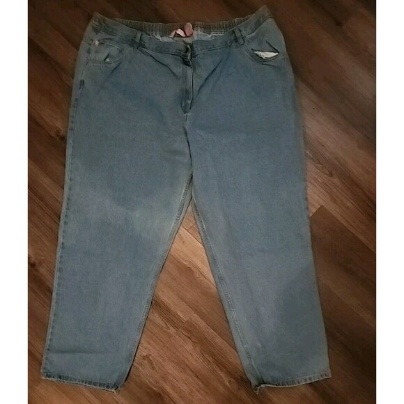 Woman Within Denim - NWOT Woman Within Plus Size Jeans 32 Tall Elastic Waist Classic Fit